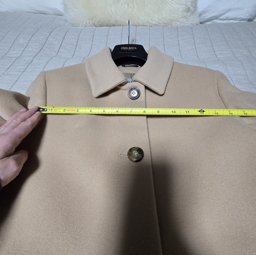 Classic Cream CINZIA ROCCA Coat - Picture 12 of 13